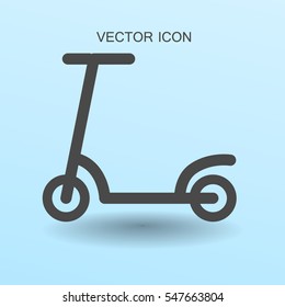 scooter  icon vector illustration