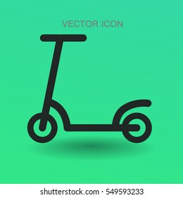 scooter  icon vector illustration