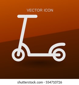 scooter  icon vector illustration