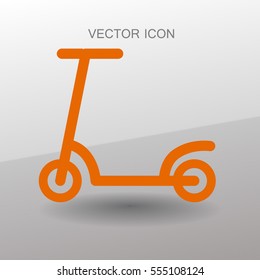 scooter  icon vector illustration