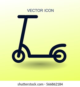 scooter  icon vector illustration