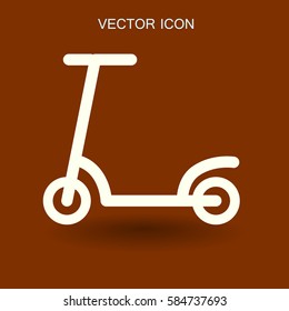 scooter  icon vector illustration