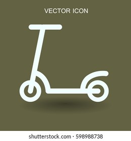 ícone de scooter vetor ilustração