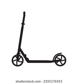 icono de scooter La ilustración vectorial se puede utilizar para temas como deporte, estilo de vida activo, estilo de vida libre.icono de scooter moderno, icono de vector de scooter moderno para el diseño web aislado en fondo blanco