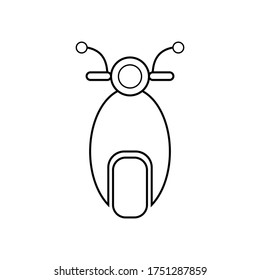 scooter icon vector illustration logo template