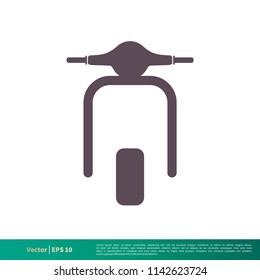 Scooter Icon Vector Logo Template Illustration Design. Vector EPS 10.