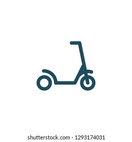 Scooter icon vector Logo Template
