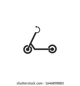 scooter Icon vector sign isolated for graphic and web design. scooter symbol template color editable on white background.