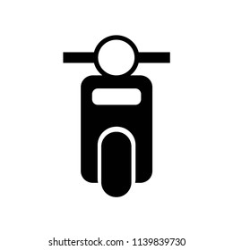Scooter icon vector icon. Simple element illustration. Scooter symbol design. Can be used for web and mobile.