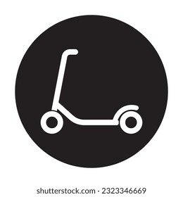 scooter icon vector template illustration logo design