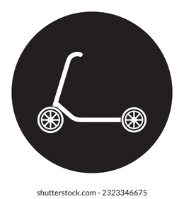 scooter icon vector template illustration logo design