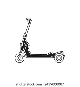 scooter icon vector template illustration logo design