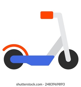 Scooter icon for web, app, infographic, etc