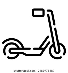 Scooter icon for web, app, infographic, etc