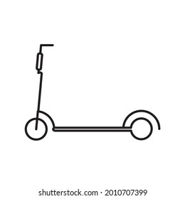 Scooter icons symbol vector elements for infographic web