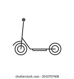 Scooter icons symbol vector elements for infographic web