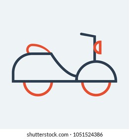 Scooter icon.Scooter vector.
