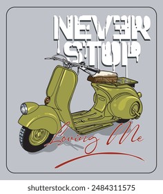  SCOOTER IMAGE VECTOR ILLUSTRATION FOR T SHIRT AND CARDS	
                                                        
                                                        
 	