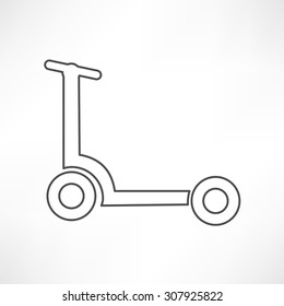 scooter isolated