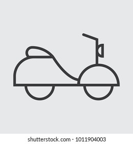 Scooter line icon