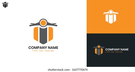 Scooter Logo - All elements on this template are editable with vector software