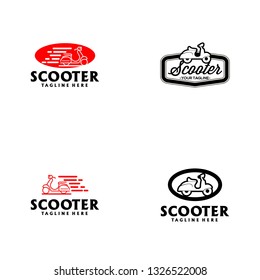 Scooter Logo Design Vector