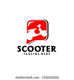 Scooter Logo Design Vector