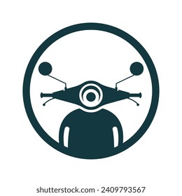 Scooter logo images illustration design
