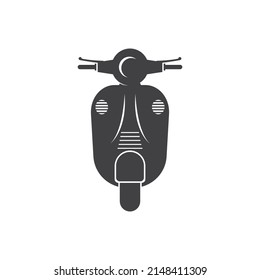 Scooter logo vector flat design eps 10