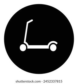 diseño de Ilustración vectorial de logotipo de scooter