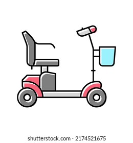 scooter medical drive color icon vector. scooter medical drive sign. isolated symbol illustration