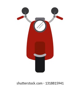 Scooter motorcycle frontview symbol