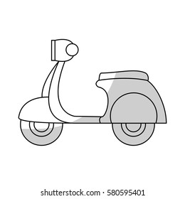scooter motorcycle icon