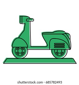 scooter motorcycle icon image 