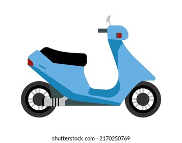 Scooter motorcycle Icon. Vector illustration