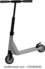 scooter on a white background