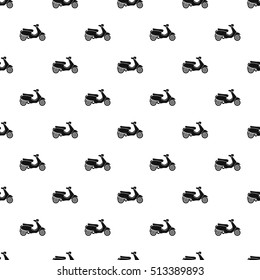 Scooter pattern. Simple illustration of scooter vector pattern for web