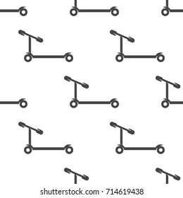 Scooter seamless pattern. Vector illustration for backgrounds