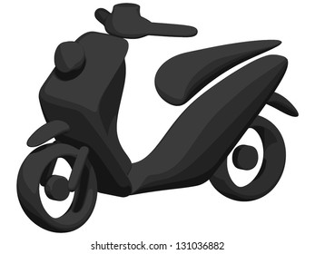 Scooter (Shaded - Silhouette)