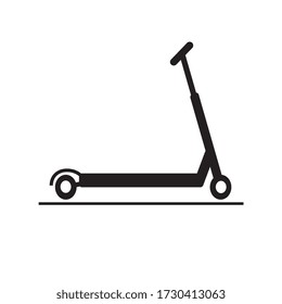 Scooter sign, symbol, Vector pictogram