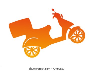 Scooter silhouette