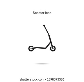 Scooter simple icon design vector illustration graphic on background