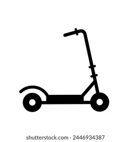 scooter - simple vector icon	