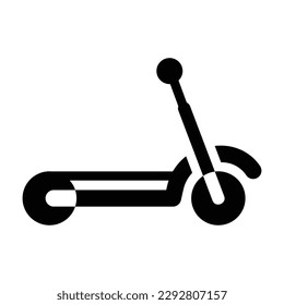 scooter solid icon illustration vector graphic