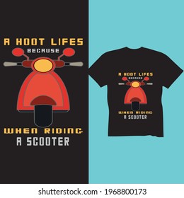Scooter T-shirt Design Scooter t-shirt