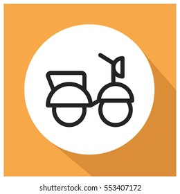 Scooter vector icon