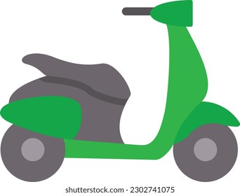 Scooter vector icon. Can be used for printing, mobile and web applications.