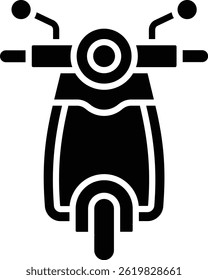 Scooter vector icon. Can be used for printing, mobile and web applications.