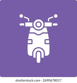 Icono del Vector de la vespa. Se puede utilizar para aplicaciones de impresión, móviles y de Web.