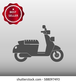 Scooter Vector Icon Illustration